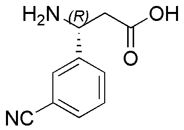 Ácido (R-3-amino-3-(3-cianofenil)propiónico