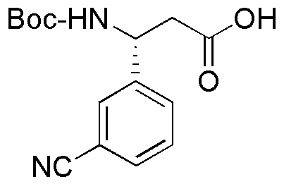 Acide boc-(R-3-amino-3-(3-cyanophényl)propionique