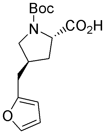 Boc-(S-γ-(2-furanilmetil)-L-prolina