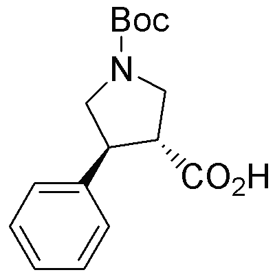 Acide boc-(+/-)-trans-4-phénylpyrrolidine-3-carboxylique