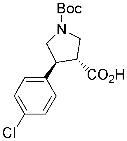 Boc-(+/-)-trans-4-(4-chlorophenyl)pyrrolidine-3-carboxylic acid