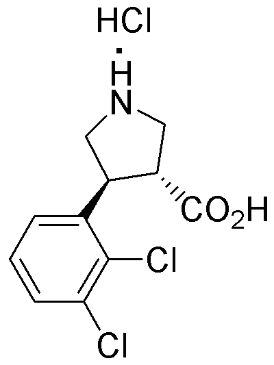 (+/-)-trans-4-(2,3-Dichlorophenyl)pyrrolidine-3-carboxylic acid hydrochloride