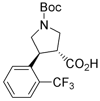 Boc-(+/-)-trans-4-(2-trifluoromethylphenyl)pyrrolidine-3-carboxylic acid