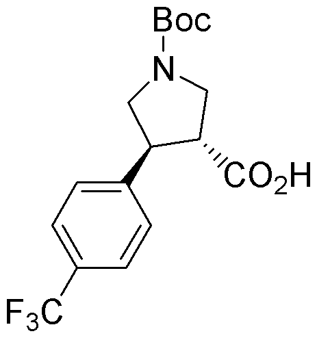 Boc-(+/-)-trans-4-(4-trifluoromethylphenyl)pyrrolidine-3-carboxylic acid