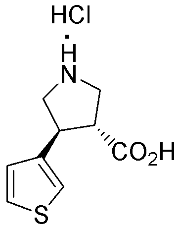 (+/-)-trans-4-(3-Thienyl)pyrrolidine-3-carboxylic acid hydrochloride