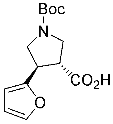 Ácido boc-(+/-)-trans-4-(2-furanil)pirrolidin-3-carboxílico