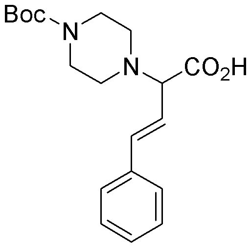 acide trans-2-(4-Boc-pipérazinyl)-4-phényl-3-buténoïque