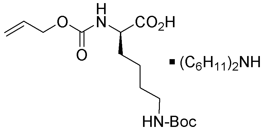 Sal de diciclohexilamonio de Na-aliloxicarbonil-Ne-Boc-D-lisina