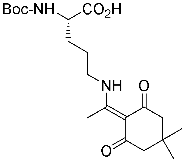 Nα-Boc-Nβ-1-(4,4-dimethyl-2,6-dioxocyclohex-1-ylidene)ethyl-L-ornithine