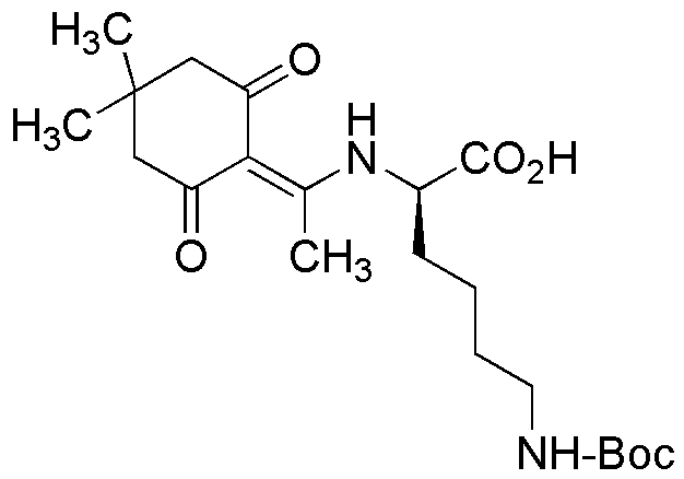 Na-1-(4,4-Dimetil-2,6-dioxociclohex-1-ilideno)etil-Ne-Boc-D-lisina