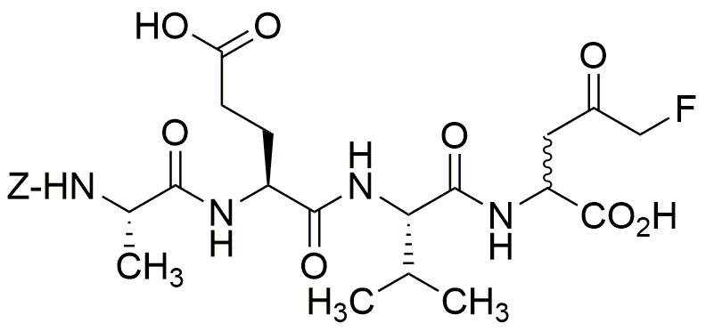 Z-Ala-Glu-Val-DL-Asp-fluorométhylcétone