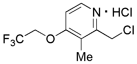 2-Chloromethyl-3-methyl-4-(2,2,2-trifluoroethoxy)pyridine hydrochloride