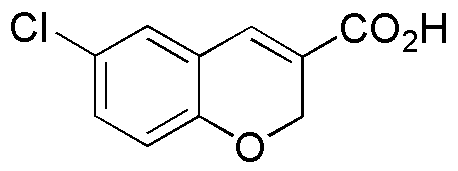 6-Chloro-2H-1-benzopyran-3-carboxylic acid