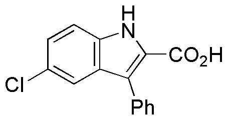 Ácido 5-cloro-3-fenil-1H-indol-2-carboxílico