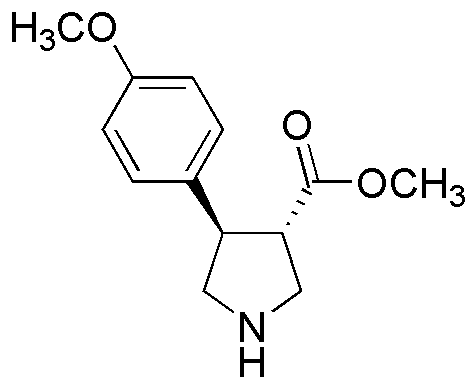 4-(4-Methoxyphenyl)pyrrolidine-3-methylcarboxylate