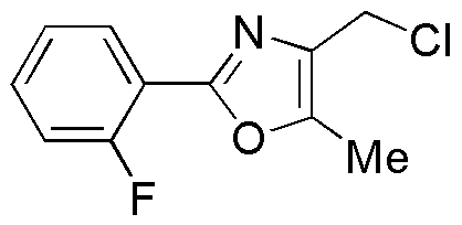 4-Chloromethyl-2-(2-fluorophenyl)-5-methyl-oxazole