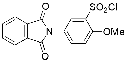 2-Methoxy-5-(1,3-dioxoisoindolin-2-yl)benzene-1-sulfonyl chloride