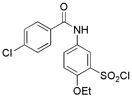 5-(4-Chlorobenzoylamino)-2-ethoxybenzenesulfonyl chloride