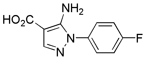 5-Amino-1-(4-fluorophenyl)-1H-pyrazole-4-carboxylic acid