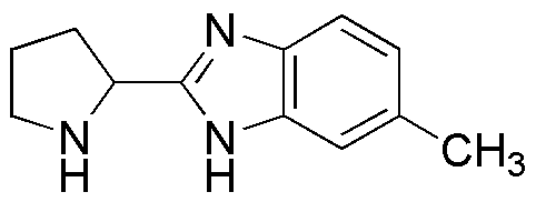 6-méthyl-2-pyrrolidin-2-yl-1H-benzoimidazole