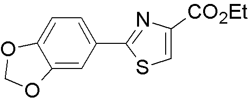 2-Benzo[1,3]dioxol-5-yl-thiazole-4-carboxylic acid ethyl ester