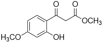 Ester méthylique de l'acide 3-(2-hydroxy-4-méthoxyphényl)-3-oxo-propionique