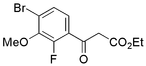 3-(4-Bromo-2-fluoro-3-methoxyphenyl)-3-oxo-propionic acid ethyl ester