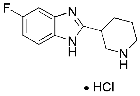 Chlorhydrate de 5-fluoro-2-pipéridin-3-yl-1H-benzoimidazole