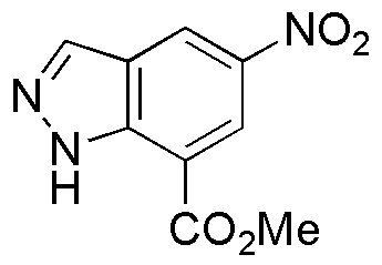 Éster metílico del ácido 5-nitro-1H-indazol-7-carboxílico