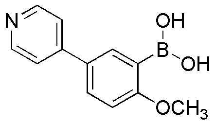 Ácido 2-metoxi-5-(piridin-4-il)fenilborónico