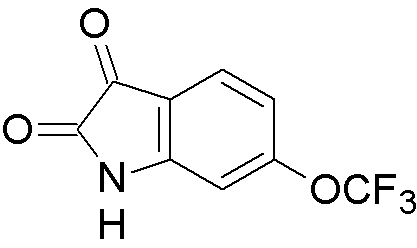 6-(trifluorometoxi)-1H-indol-2,3-diona