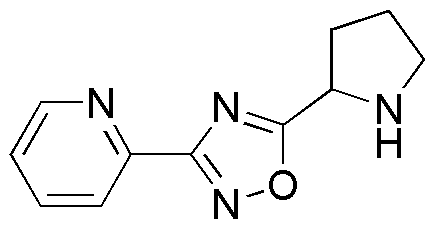 2-(5-pirrolidin-2-il-[1,2,4]oxadiazol-3-il)piridina