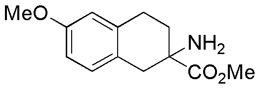 2-Amino-6-methoxy-1,2,3,4-tetrahydronaphthalene-2-carboxylic acid methyl ester