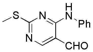 2-Metilsulfanil-4-fenilamino-pirimidina-5-carbaldehído