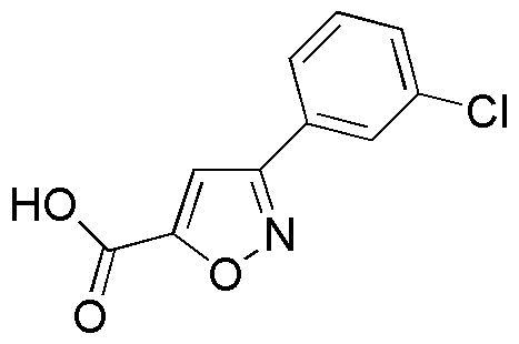 Ácido 3-(3-clorofenil)isoxazol-5-carboxílico