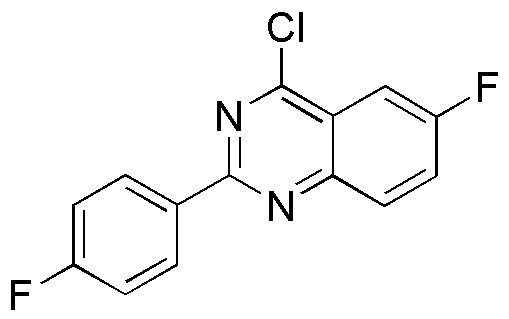 4-Cloro-6-fluoro-2-(4-fluorofenil)quinazolina