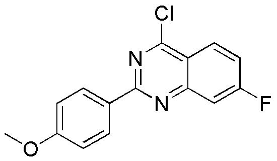 4-Cloro-7-fluoro-2-(4-metoxifenil)quinazolina