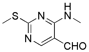 4-Metilamino-2-metilsulfanil-pirimidina-5-carbaldehído