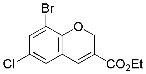 Éster etílico del ácido 8-bromo-6-cloro-2H-cromeno-3-carboxílico