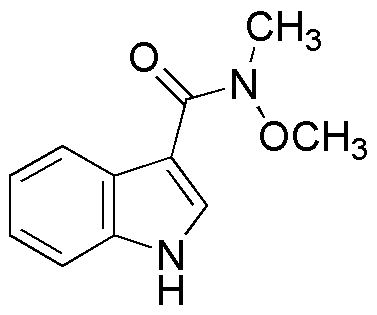 N-Metoxi-N-metil-1H-indol-3-carboxamida