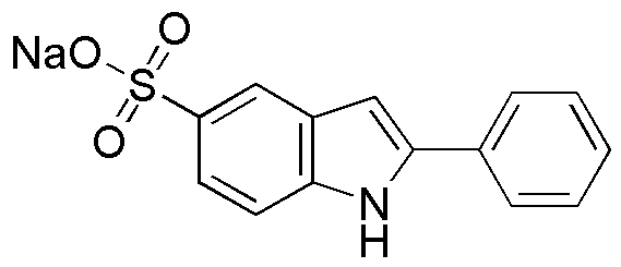 Sel monosodique de l'acide 2-phénylindole-5-sulfonique