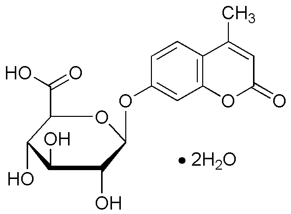 4-Metilumbeliferil-β-D(-)-glucurónido dihidrato