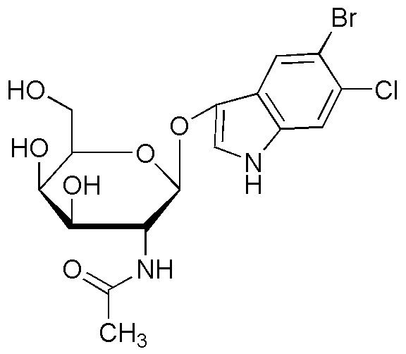 5-Bromo-4-chloro-3-indolyl-N-acétyl-β-D-galactosaminide