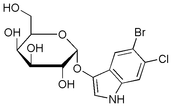 5-Bromo-6-cloro-3-indolil-β-D-galactopiranósido