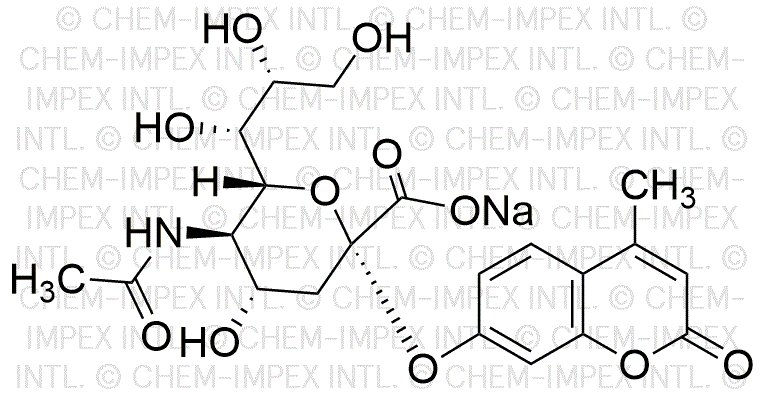 Sel de sodium de l'acide 2'-(4-méthylumbelliféryl)-α-DN-acétylneuraminique