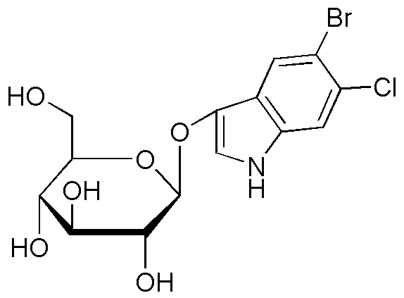 5-bromo-6-cloro-3-indoxil-β-D-glucopiranósido