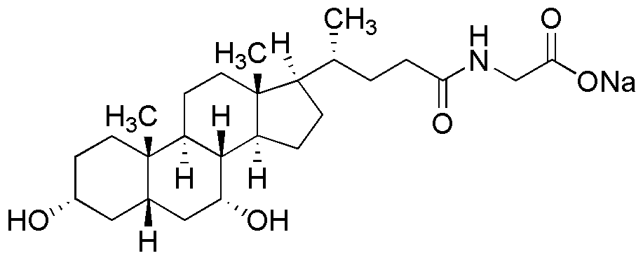 Glycochénodésoxycholate de sodium