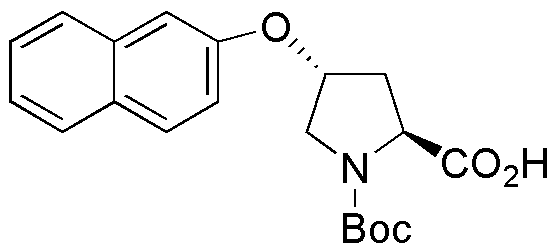 Ácido (2S,4R-Boc-4-(2-naftiloxi)pirrolidina-2-carboxílico