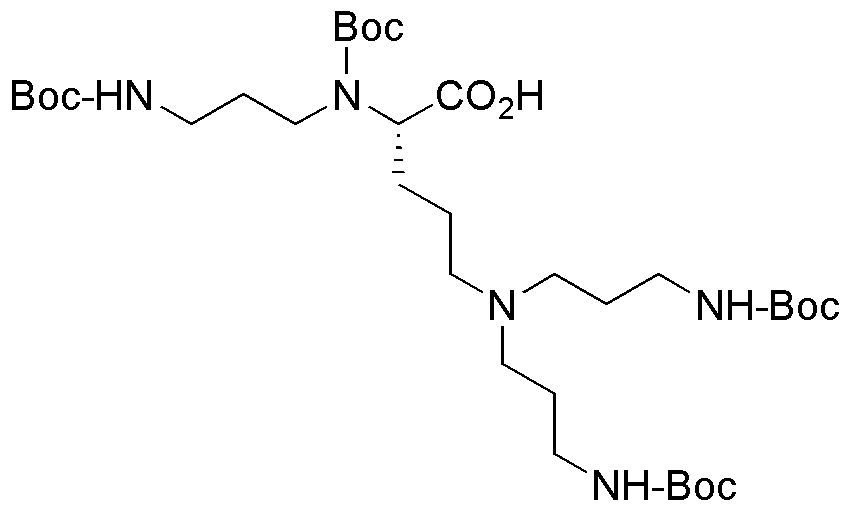 Nα-Boc-Nα,δ,δ-tris(3-Boc-aminopropyl)-L-ornithine