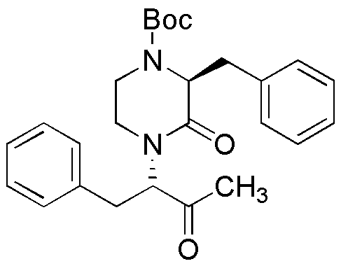 Ácido (2S,3'S-2-(4'-Boc-3'-bencil-2'-oxo-piperazin-1-il)-3-fenilpropiónico